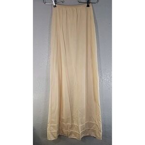 Vintage Wonder Maid Non Cling Half Slip, 39" Long  Size SM Lace Trim Beautiful